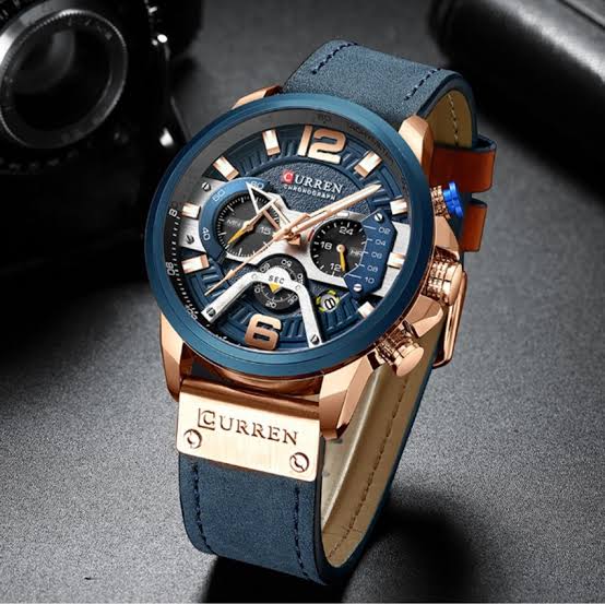 CURREN 8329 Sport Watches for Men Blue
