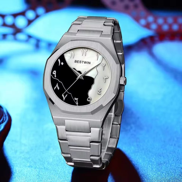 Bestwin 812 Original Arabic Diel Premium Watch Silver