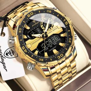 Poedagar E122 Men's Multifunctionality Chronograph Quartz Watch