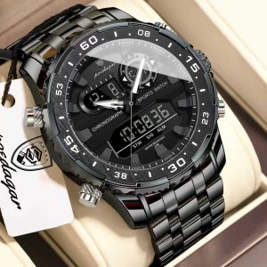 Poedagar E122 Men's Multifunctionality Chronograph Quartz Watch