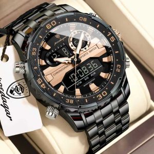 Poedagar E122 Men's Multifunctionality Chronograph Quartz Watch