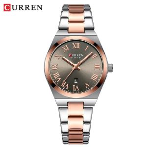 Curren 9095 Original Quartz Watch For Women (Rose Gray)